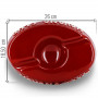 Cigar ashtray Ceramic Double Red Ferrari