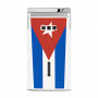 Briquet J15 Drapeau Cubain Elie Bleu