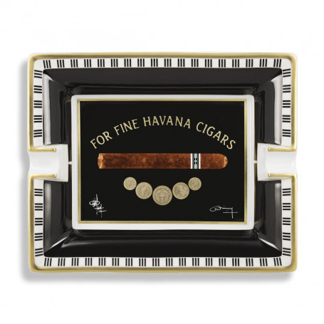 Cigar ashtray Medal Black Elie Bleu