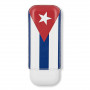 Case Elie Bleu Cuban flag 2 cigars