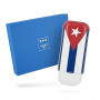 Case Elie Bleu Cuban flag 2 cigars