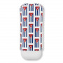 Case Elie Bleu Small Cuban flag 2 cigars