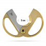 Cigar Cutter 360° Gold Stripe Elie Bleu