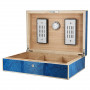 Humidor 110 Zigarren Madrona Blau Elie Bleu