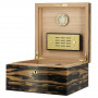 Humidor 75 cigars Ebony Royal Blue Elie Bleu