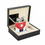 Leather table lighter Cuban flag Peter Charles Paris