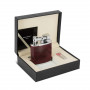 Briquet de table Cuir Rouge Peter Charles Paris