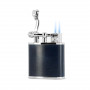 Briquet de table Cuir Bleu Peter Charles Paris