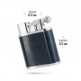 Briquet de table Cuir Bleu Peter Charles Paris