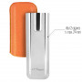 Etui Cigares Orange Chromé 2 cigares ST Dupont