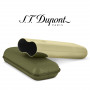 Astuccio per sigari Gold Khaki per 2 sigari ST Dupont