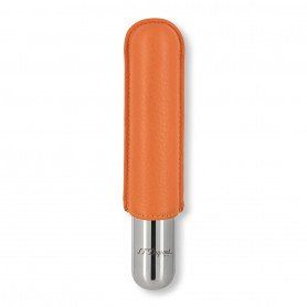 Etui Cigares Orange Chromé 1 cigare ST Dupont