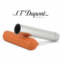 Etui Cigares Orange Chromé 1 cigare ST Dupont