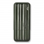 Green Carbon Cigar Case Set 3 cigars and money clip