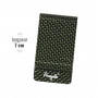 Coffret Etui Cigares Carbone Vert 3 cigares et Pince à billet