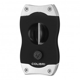 V Cut Cigar Cutter Chrome Brushed Colibri