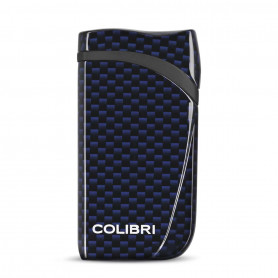 Feuerzeug Carbon Blau Falcon Colibri