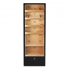 Portofino Black Cigar Cabinet Adorini