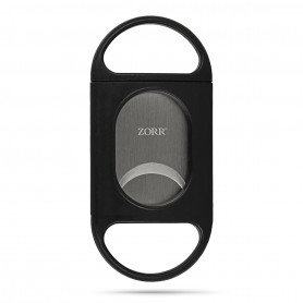 Black Plastic Double Blade Cigar Cutter