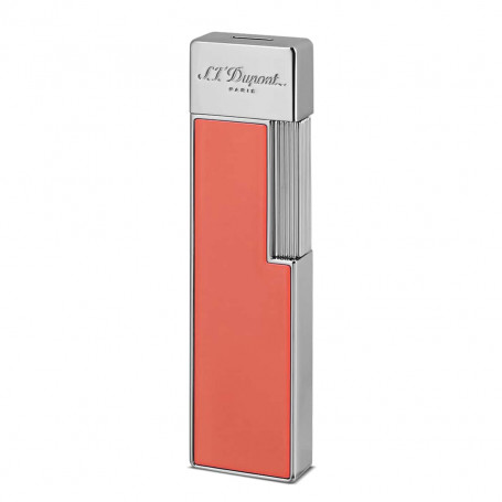 Lighter S.T. Dupont Twiggy, Coral and Chrome finish