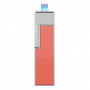 Briquet S.T. Dupont Twiggy, Finition Corail et Chrome