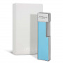 Accendino S.T. Dupont Twiggy, finitura Sky Blue e Chrome