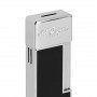 Briquet S.T. Dupont Twiggy, Finition Noir et Chrome