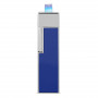 Briquet S.T. Dupont Twiggy, Finition Bleu et Chrome