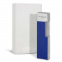 Briquet S.T. Dupont Twiggy, Finition Bleu et Chrome