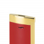 Accendino S.T. Dupont Slim 7, design bordeaux con finiture dorate