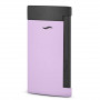 Briquet S.T. Dupont Slim 7, Design Lilas et Finition Noir Mat