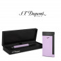 Briquet S.T. Dupont Slim 7, Design Lilas et Finition Noir Mat