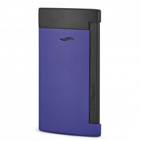 Briquet S.T. Dupont Slim 7, Design Bleu Ocean et Finition Noir Mat