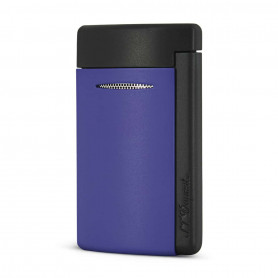 Briquet New Mini Jet de S.T. Dupont Teintes Noir Mat et Bleu Ocean