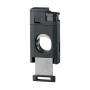 2-in-1 Triple Flame Matte Black Lighter and Integrated Cigar Cutter