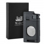 2-in-1 Triple Flame Matte Black Lighter and Integrated Cigar Cutter