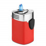 Briquet de Table en Finition Rouge Triple Flamme