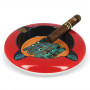 Collection Ashtray Totem Porcelain Frog for Cigars