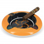 Collection Ashtray Totem Porcelain Snake for Cigars