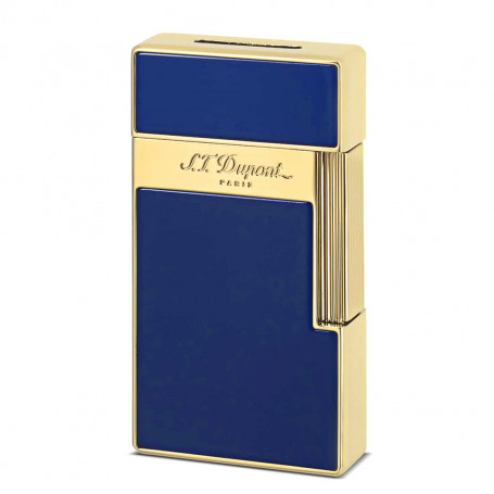 Blau-Gold-Edition des Feuerzeugs S.T. Dupont Biggy