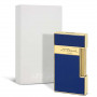 Slimmy Lighter's Vibrant Blue Design and Gold Accents S.T. Dupont