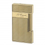 Isqueiro Slimmy Design de ponta de diamante dourado S.T. Dupont