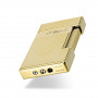 Isqueiro Slimmy Design de ponta de diamante dourado S.T. Dupont