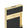 Black design with gold accents for the Slimmy lighter S.T. Dupont