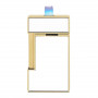 Slimmy Lighter White Design with Gold Accents S.T. Dupont