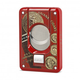 Cigar cutter Elie Bleu Red Medal Edition with Double Blade