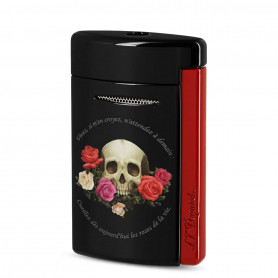 Briquet S.T. Dupont New Mini Jet Édition Spéciale Memento Mori Noir