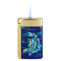 Feuerzeug S.T. Dupont New New Mini Jet Special Edition Koi Fish Golden