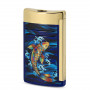 Feuerzeug S.T. Dupont Maxi Jet Sonderedition Koi Fish Golden