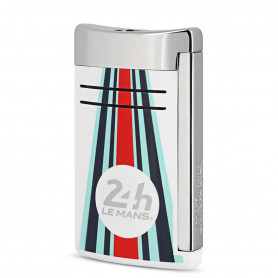 Briquet S.T. Dupont Maxi Jet Le Mans Blanc Chromé